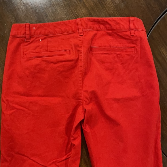 NWOT GAP skinny mini red khakis - Picture 4 of 7